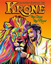 Circus Krone 2. Winterspielzeit 2020: „My Circus – My Krone“ ist der Programmtitel des zweiten Programmes der 101. Wintersaison. Premiere am 01.02.2020